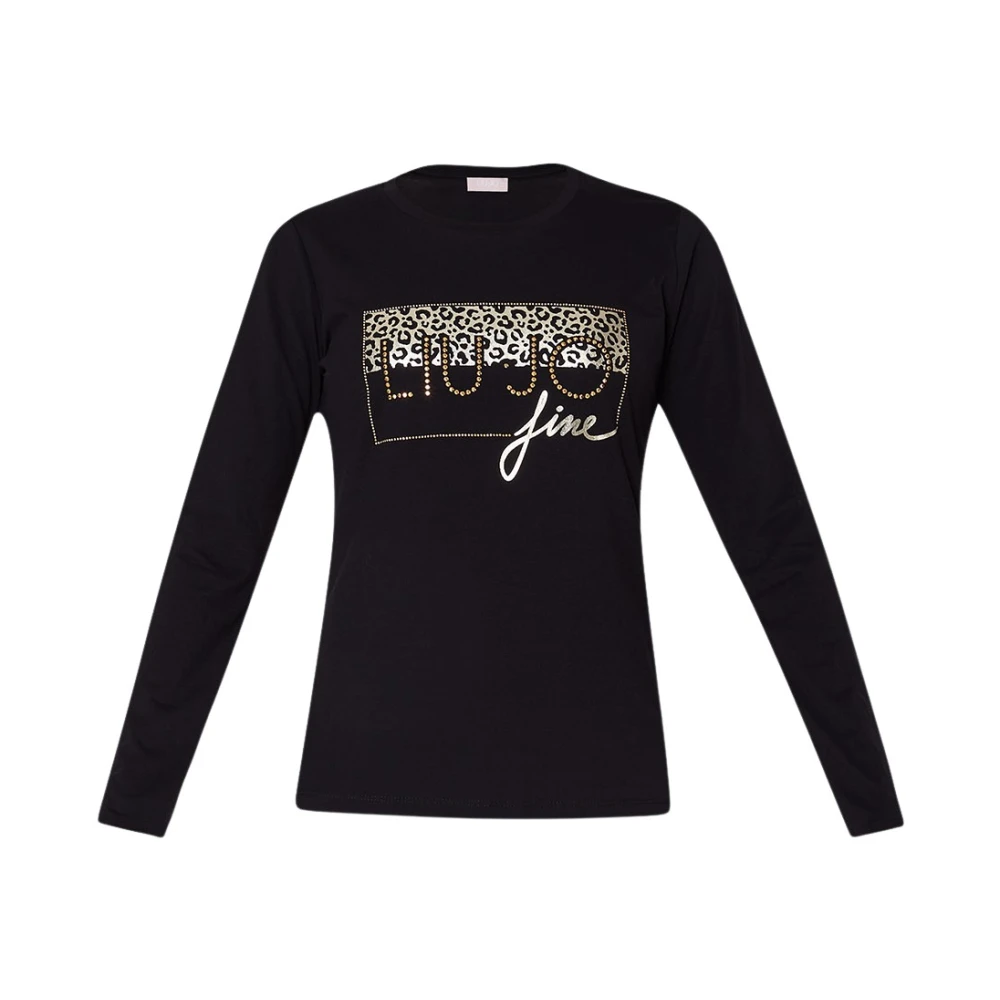 Liu Jo Stijlvolle T-shirt Black Dames