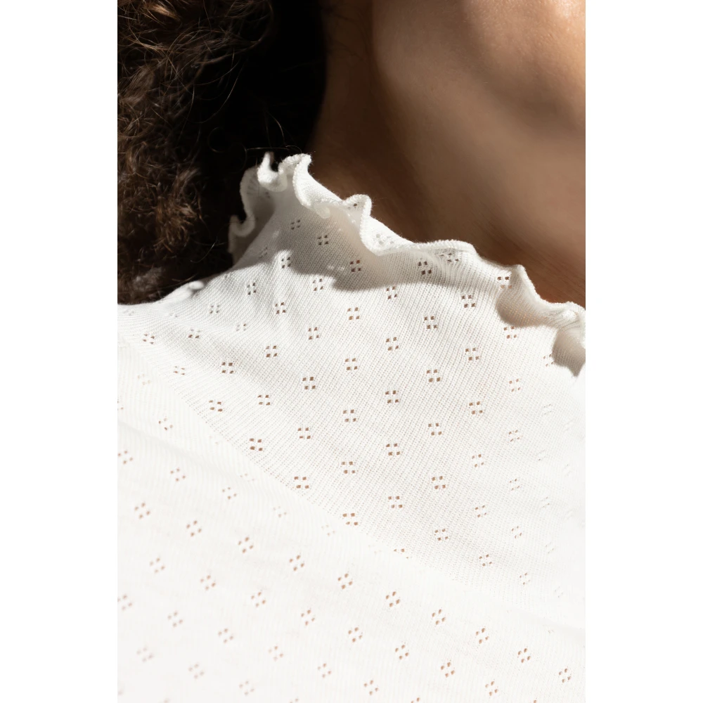 A.p.c. Moulante Longue Manche Haut Beige Dames