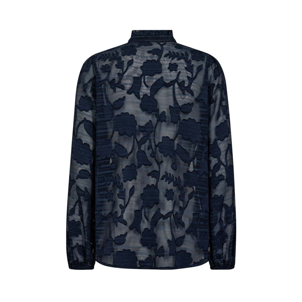 Freequent Navy Blouse Fqcima Stijl Blue Dames