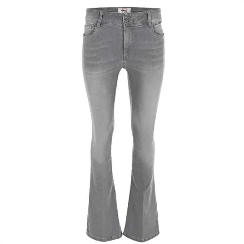 DNM Pure Flare jeans in grijs denim Gray Dames
