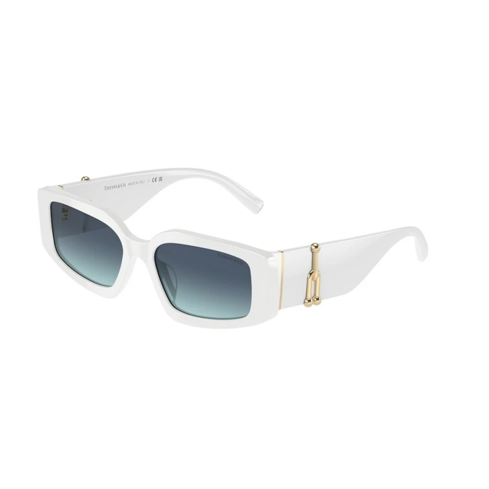 Tiffany Blauw degrade glas wit montuur White Unisex