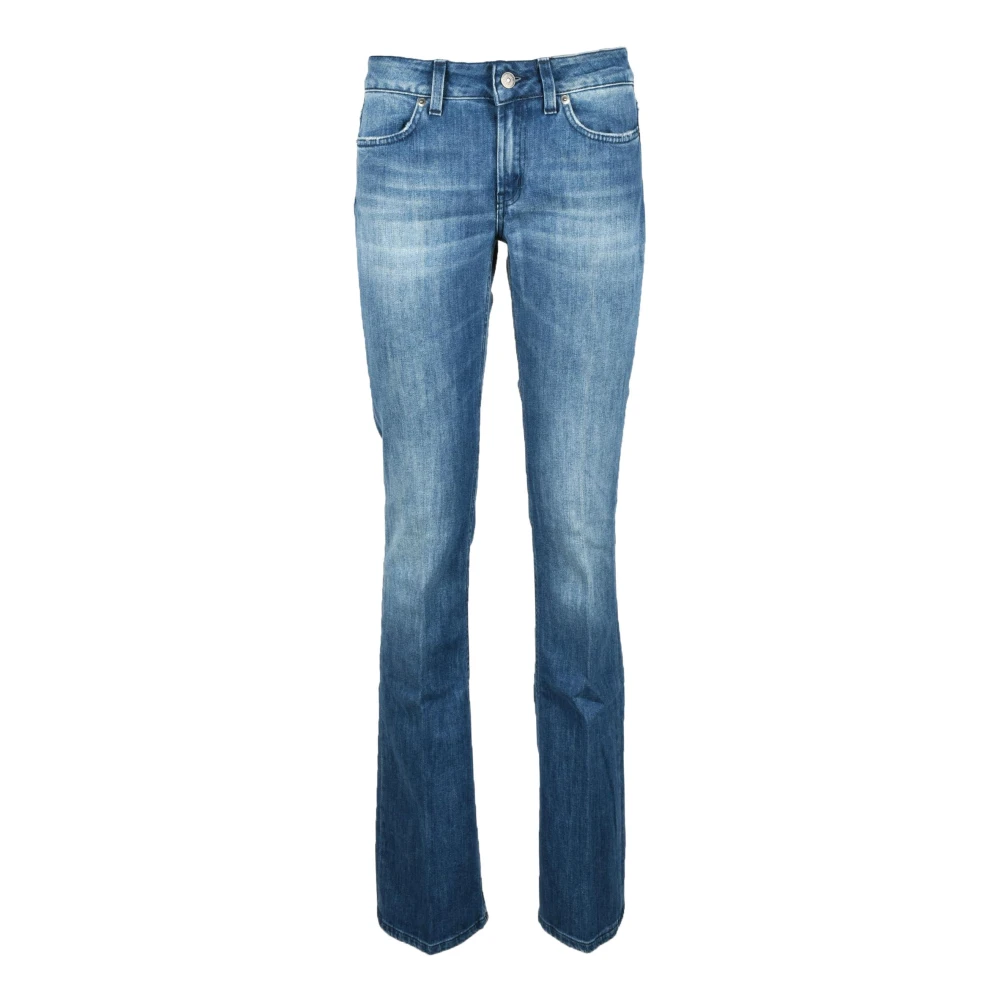 Dondup Stretchy katoenmix jeans Blue Dames