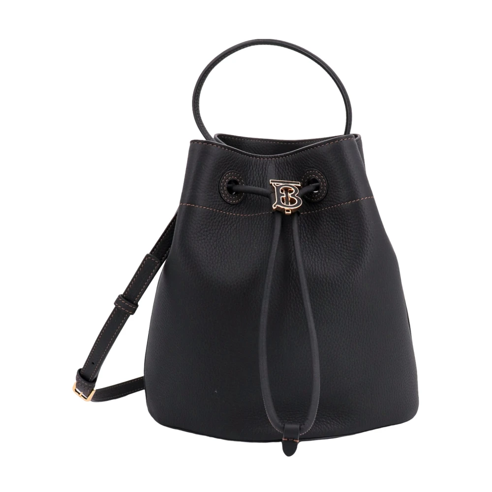 Burberry Chic Tartan Bucket Bag & Backpack Black Dames
