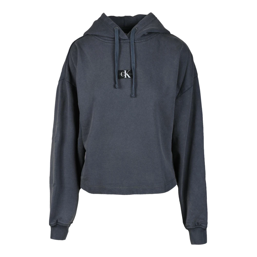 Calvin Klein Jeans Katoenen Sweatshirt Gray Dames