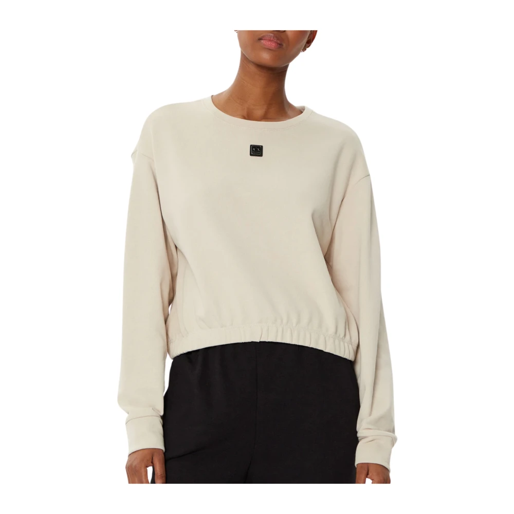 Armani Exchange Mirage Sweatshirt Beige Dames
