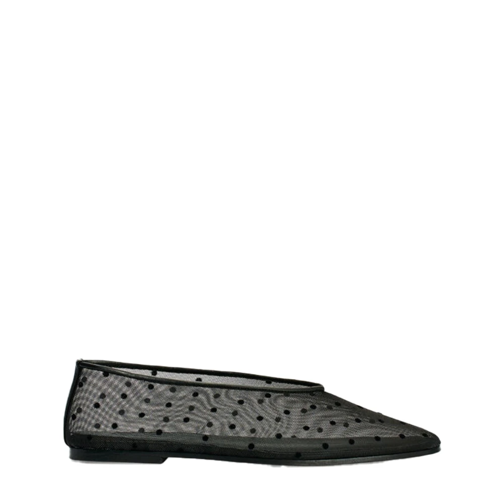By Malene Birger Women's Black Ayda Polka Dot Flats - Ballerina Shoes - 7 Uk - Shoes