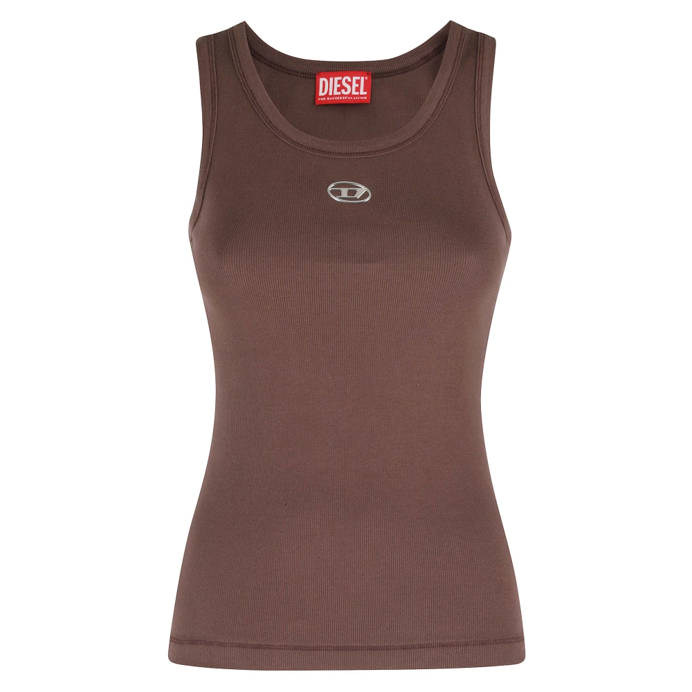Diesel Women's Brown Top Anki Od - Sleeveless Tops - S - Tops