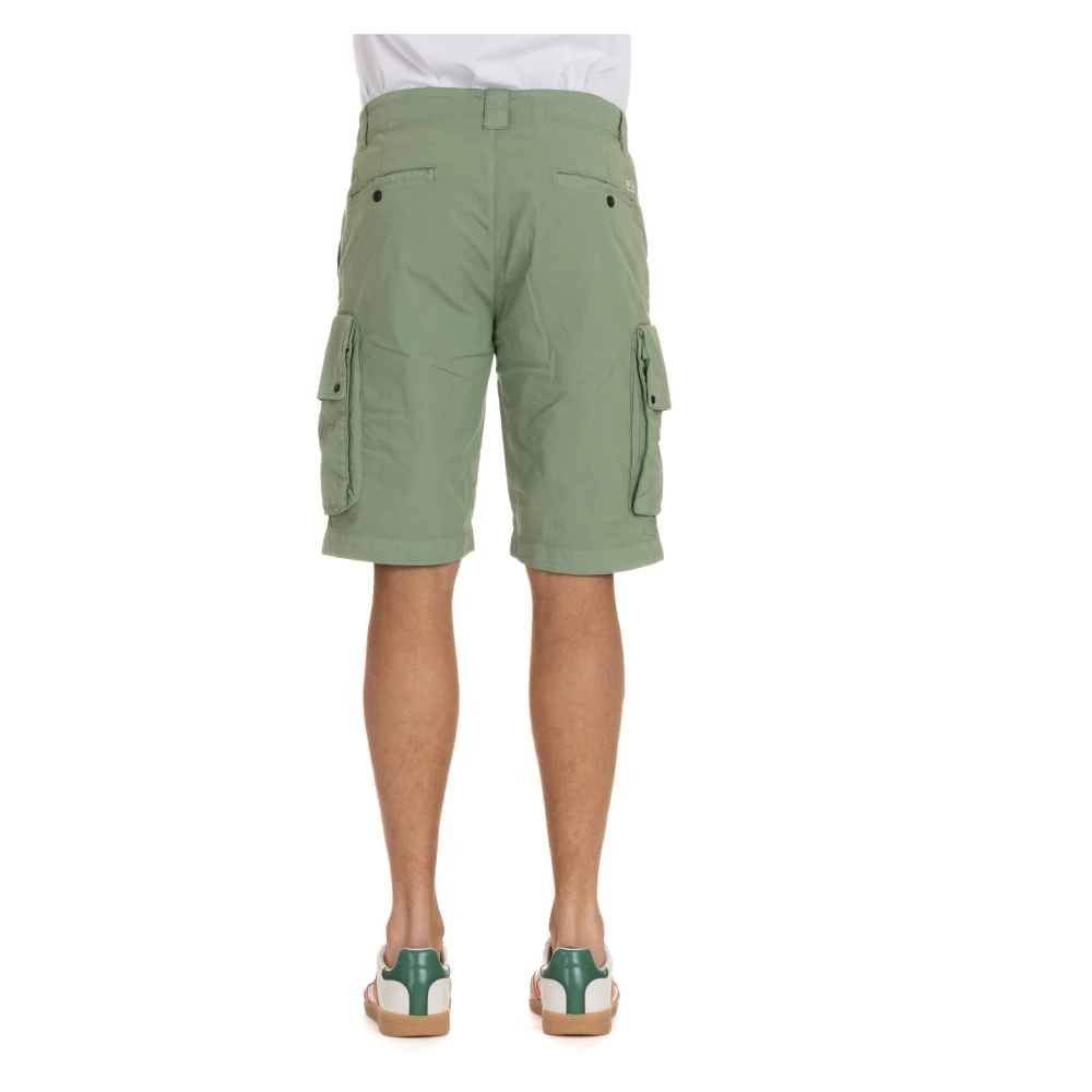 C.P. Company Groene Shorts met Rits Sluiting Green Heren