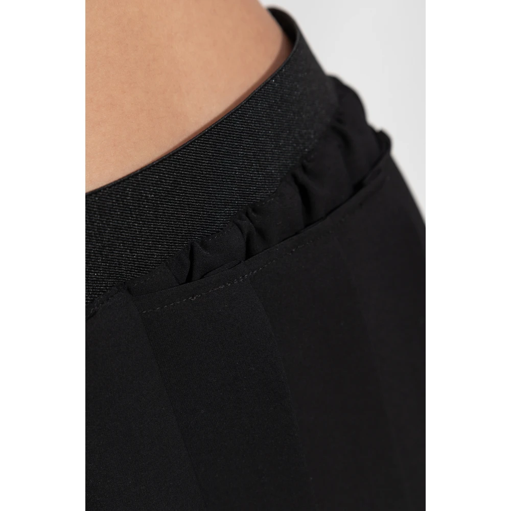 MM6 Maison Margiela Plooirok Black Dames
