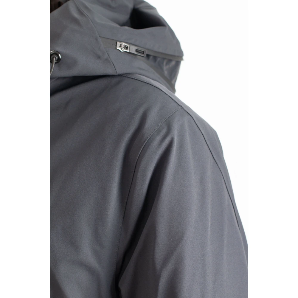 Krakatau Waterdichte Parka in Donkergrijs Gray Heren