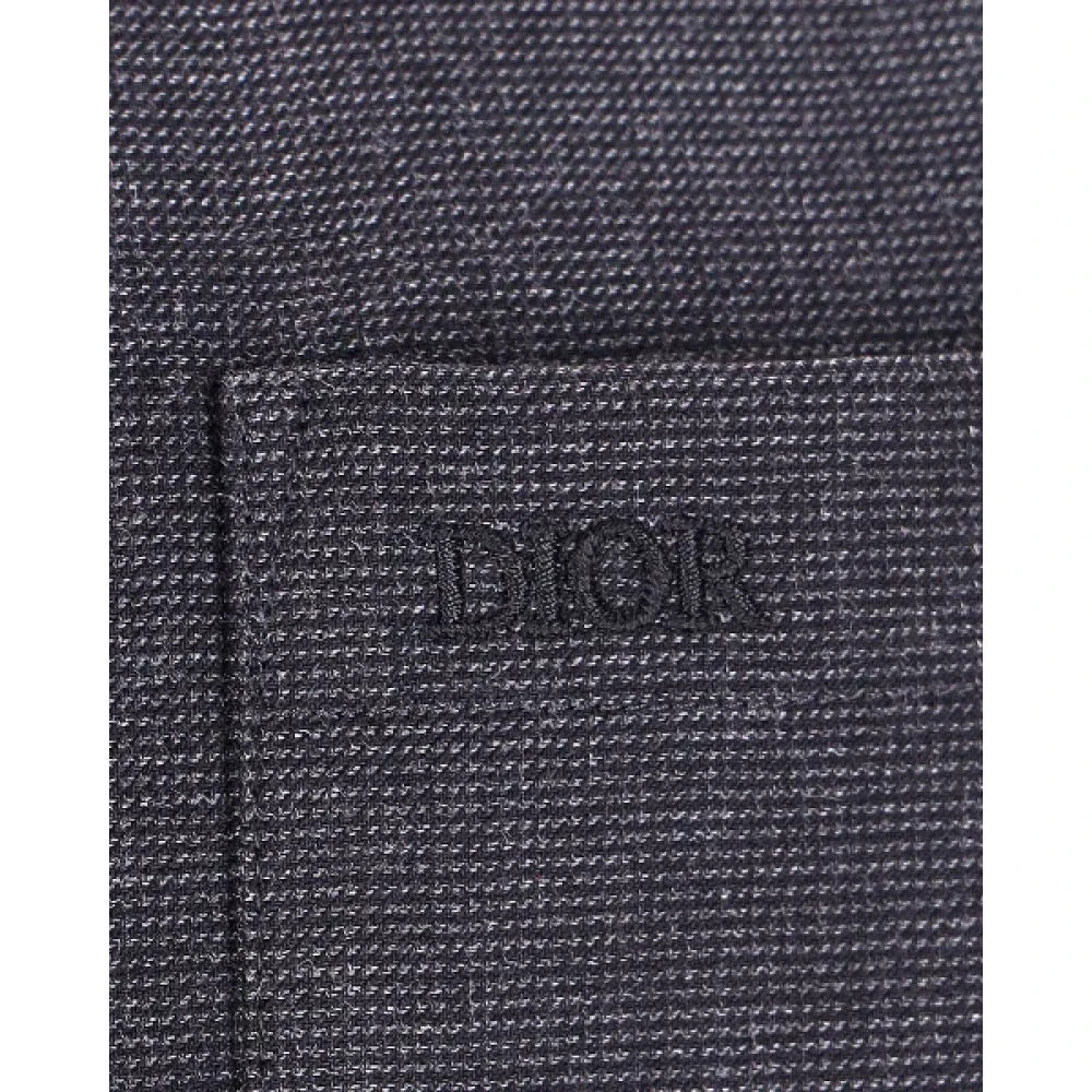 Dior Vintage Pre-owned Wool tops Gray Heren