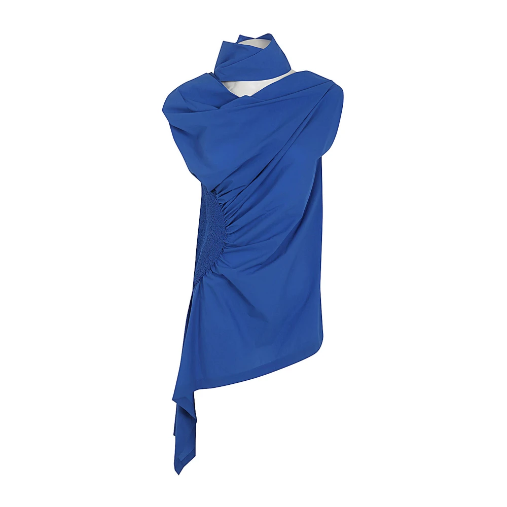 Issey Miyake Blouses Blue Dames