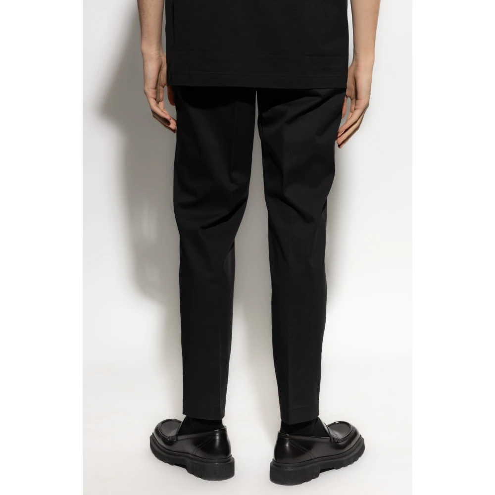 Dolce & Gabbana Katoenen broek Black Heren