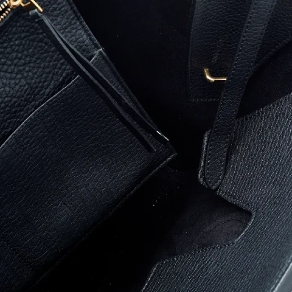 Celine Vintage Pre-owned Leather totes Black Dames