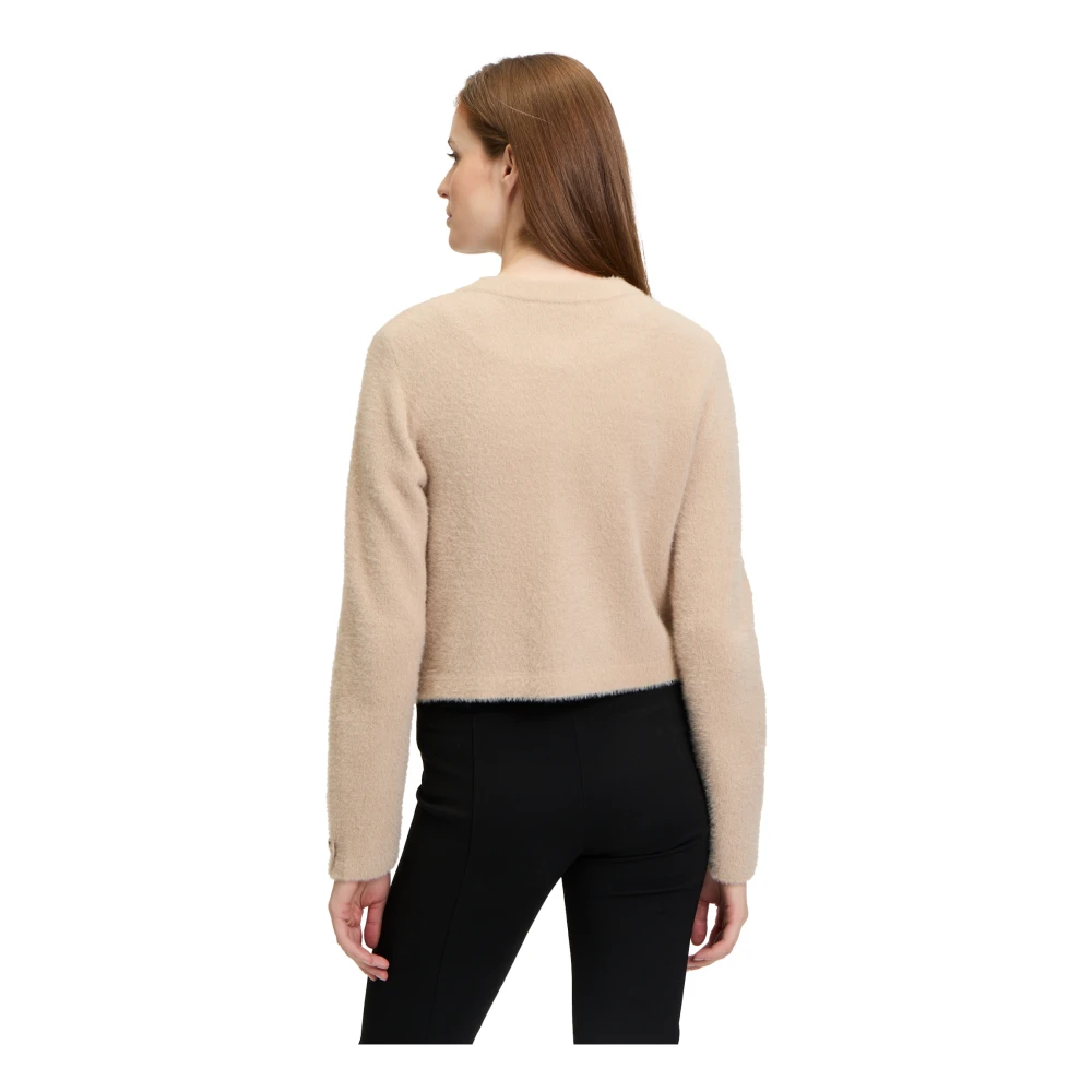 Betty Barclay Chunky Vest met knoopsluiting Beige Dames