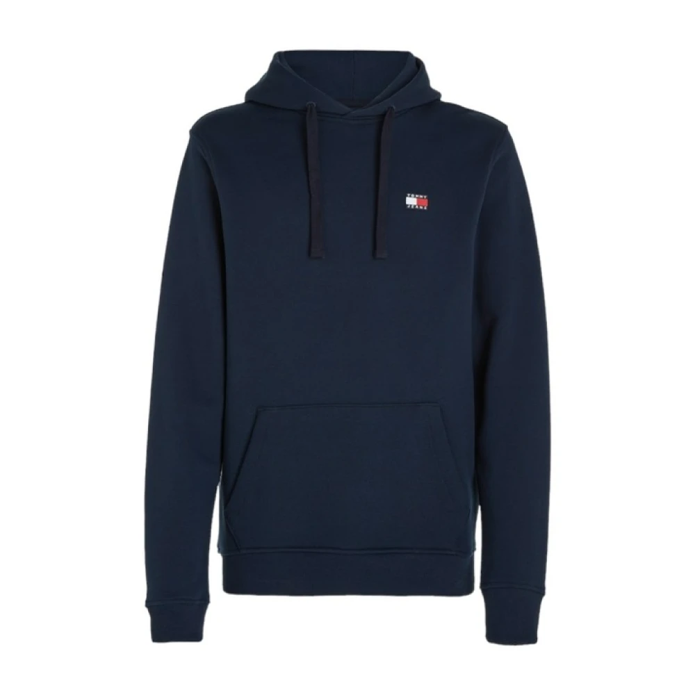 Tommy Jeans Casual Badge Sweat Hoodie Blue Heren