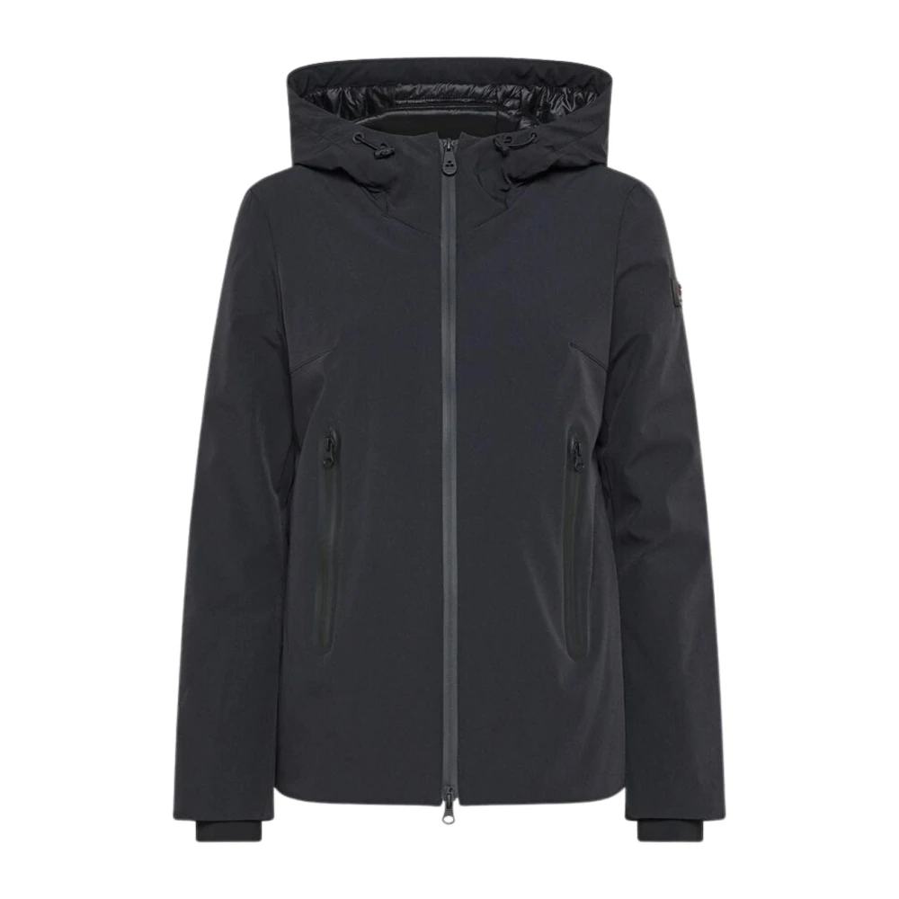 Peuterey Dames Softshell Auctor Puffer Jas Black Dames