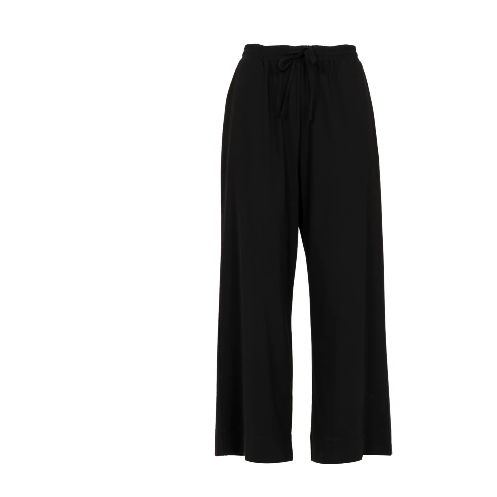 Weekend Max Mara Mujer Negro - Wide Trousers - Trousers - L