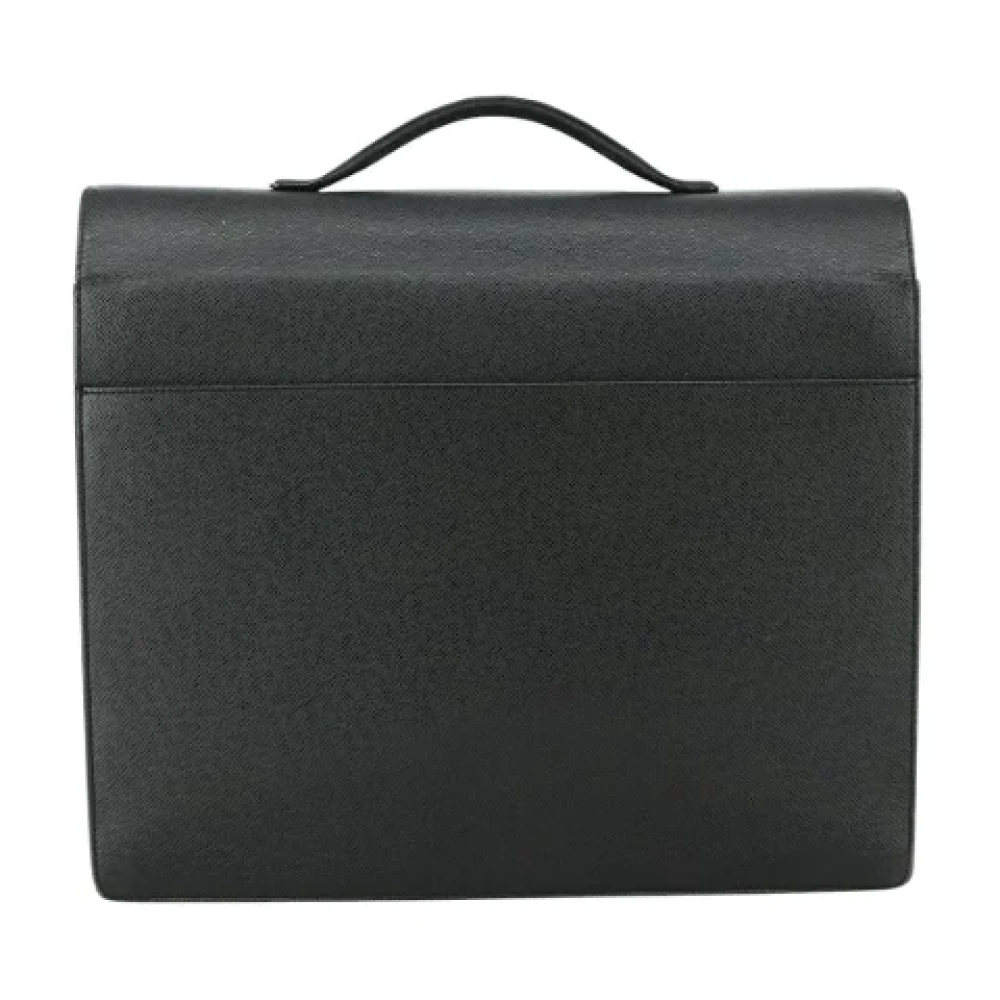 Louis Vuitton Vintage Pre-owned Leather briefcases Black Dames