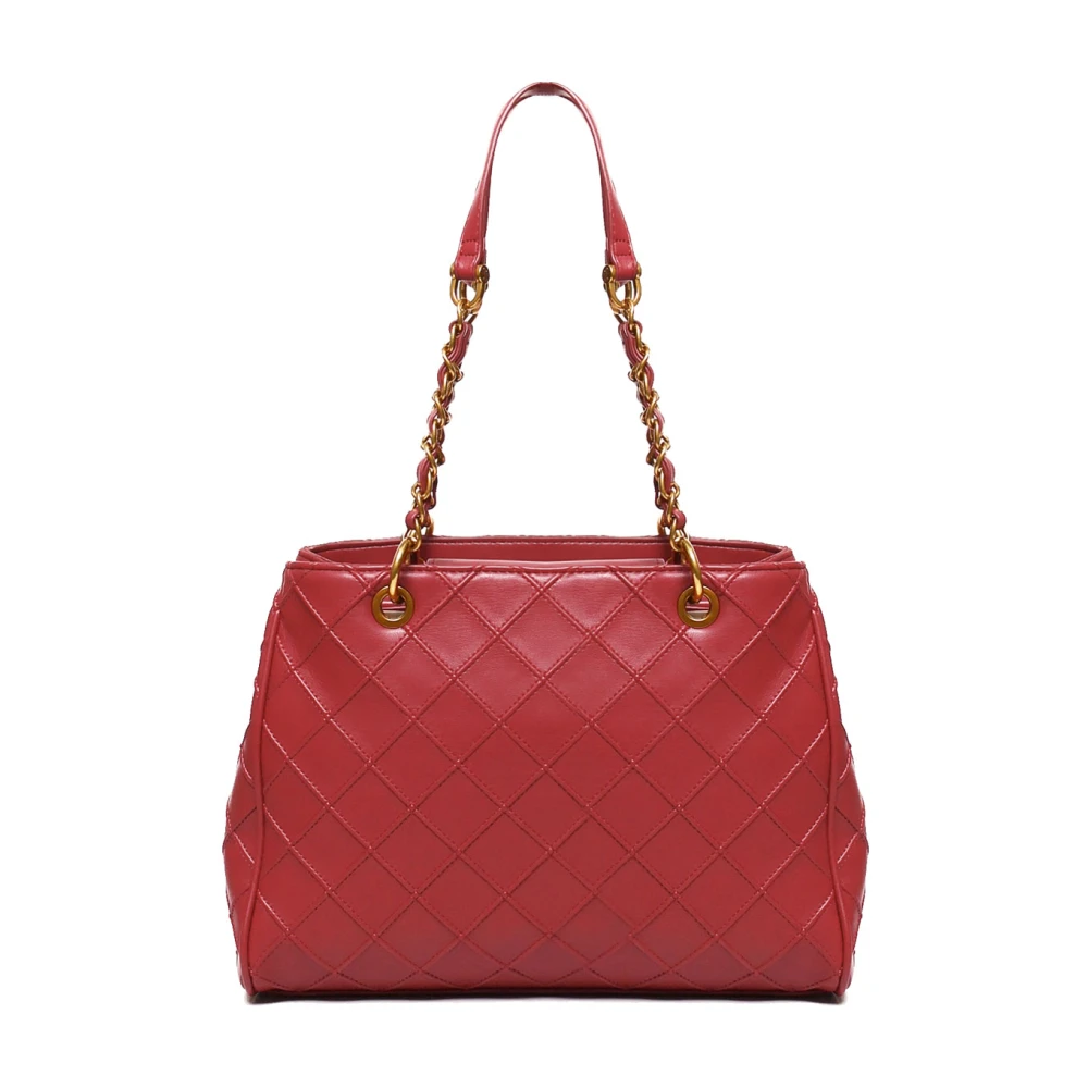 V73 Robijn Shopper met Drie Compartimenten Red Dames