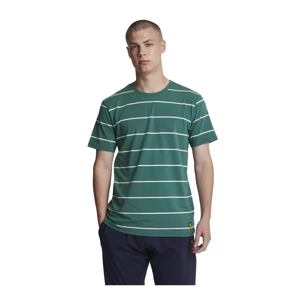 Lyle & Scott SS T-shirts Gestreept 3 Pack T-shirt Green Heren