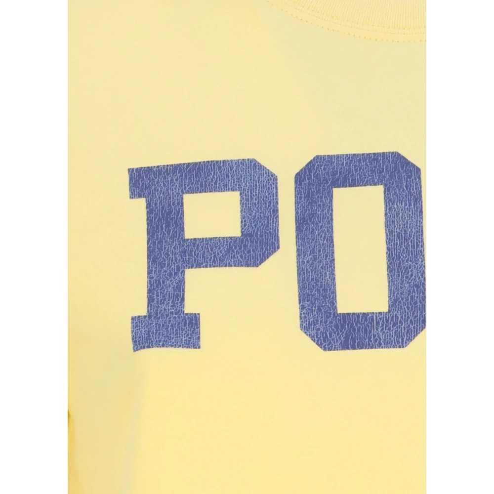 Ralph Lauren Katoenen T-shirt Yellow Dames