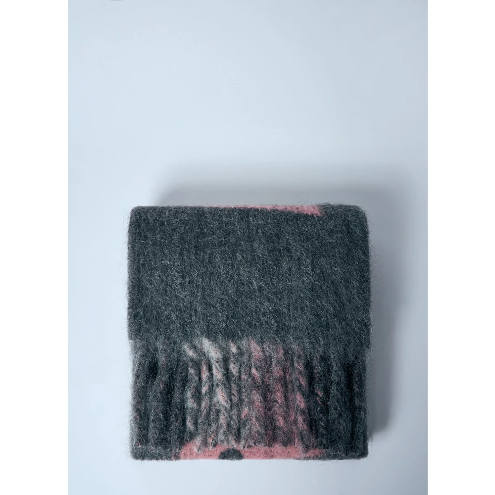 Marni Gemêleerde Wolmix Franje Sjaal Multicolor Dames