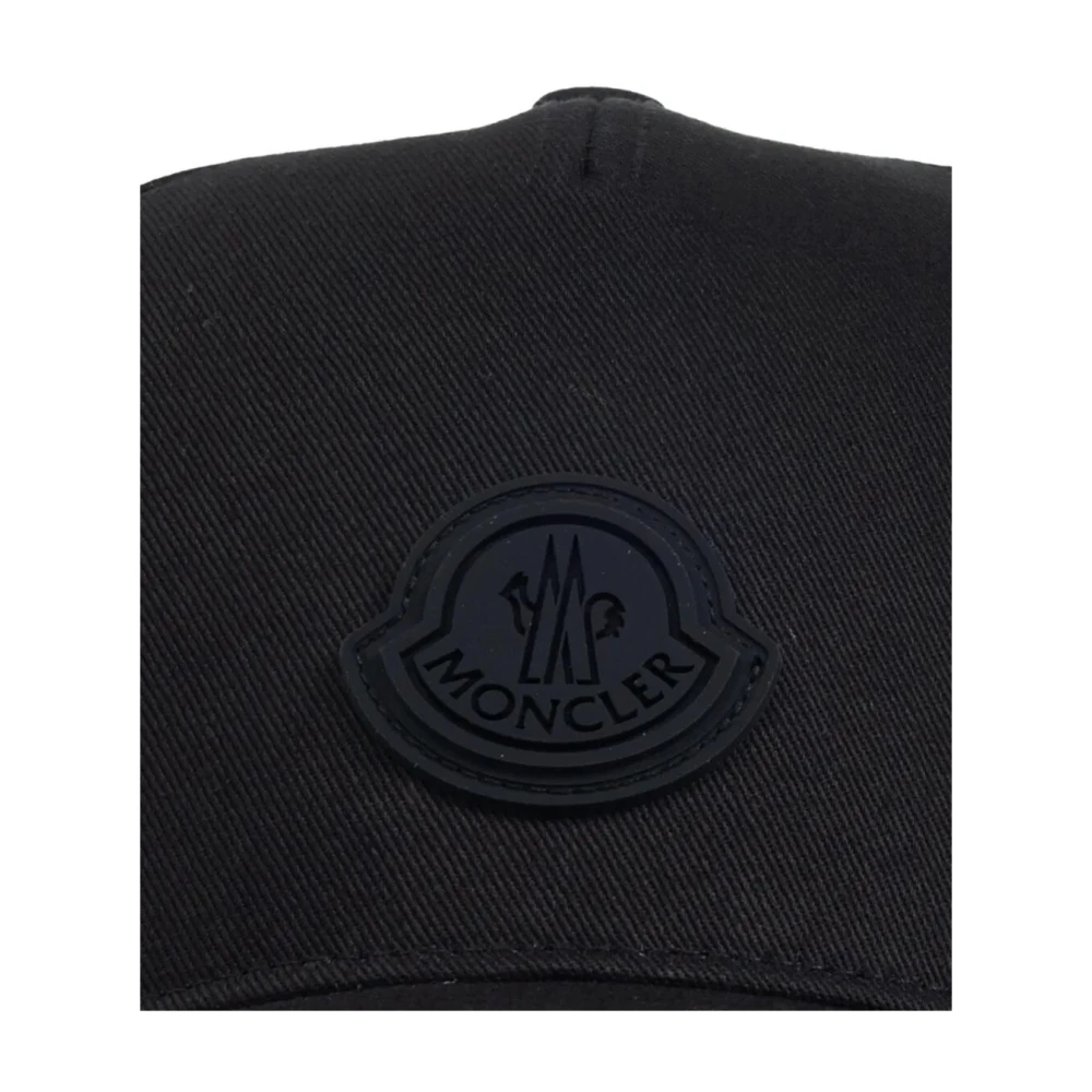 Moncler Sportieve Baseballpet voor Mannen Black Dames