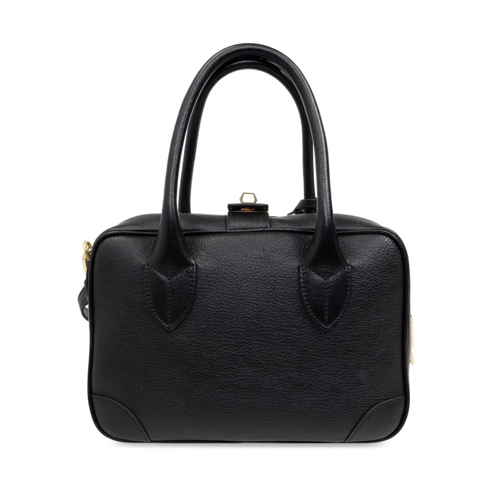 Golden Goose Zwarte Rechthoekige Body Handtas Black Dames