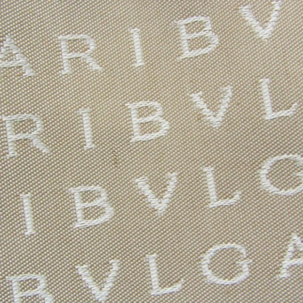 Bvlgari Vintage Pre-owned Leather totes Beige Dames