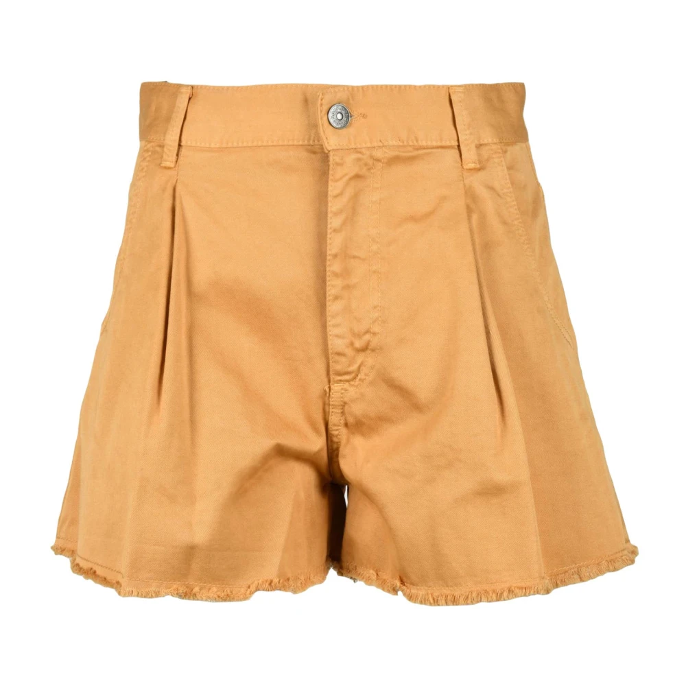 Dondup Katoenen Casual Shorts Brown Dames