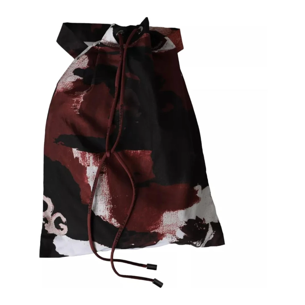 Dolce & Gabbana Camouflage Zwemshorts met Zakken Multicolor Heren