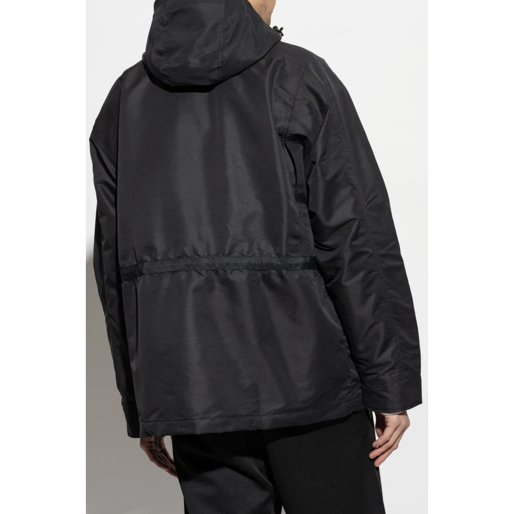adidas Originals Jas met afneembare capuchon Black Heren