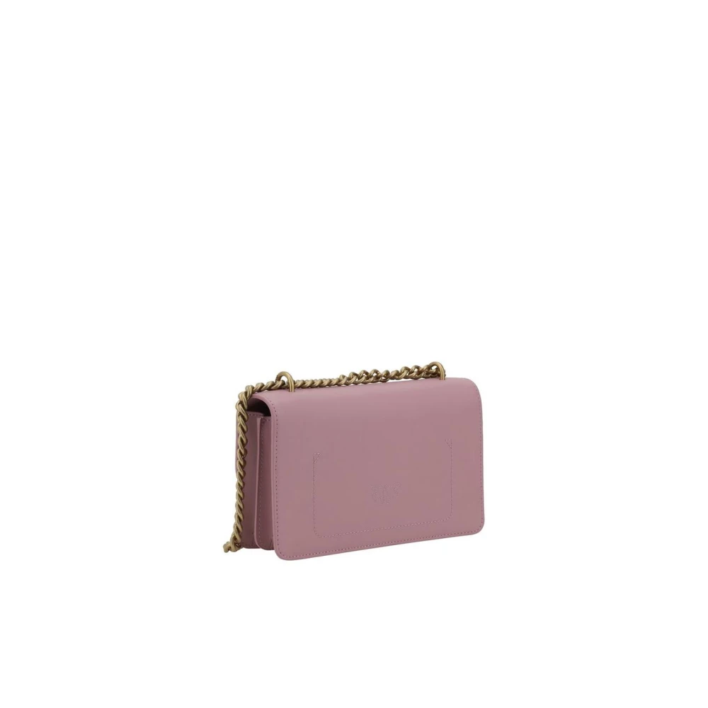 pinko Mini Love Birds Schoudertas Purple Dames