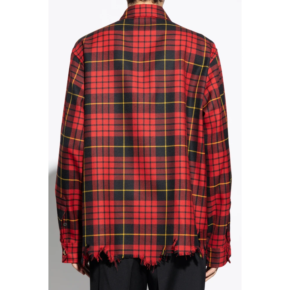 alexander mcqueen Wollen overhemd Red Heren