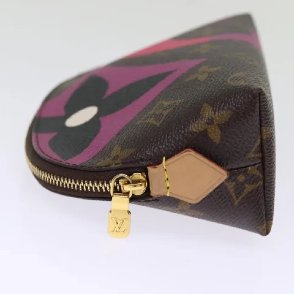Louis Vuitton Vintage Pre-owned Canvas clutches Brown Dames