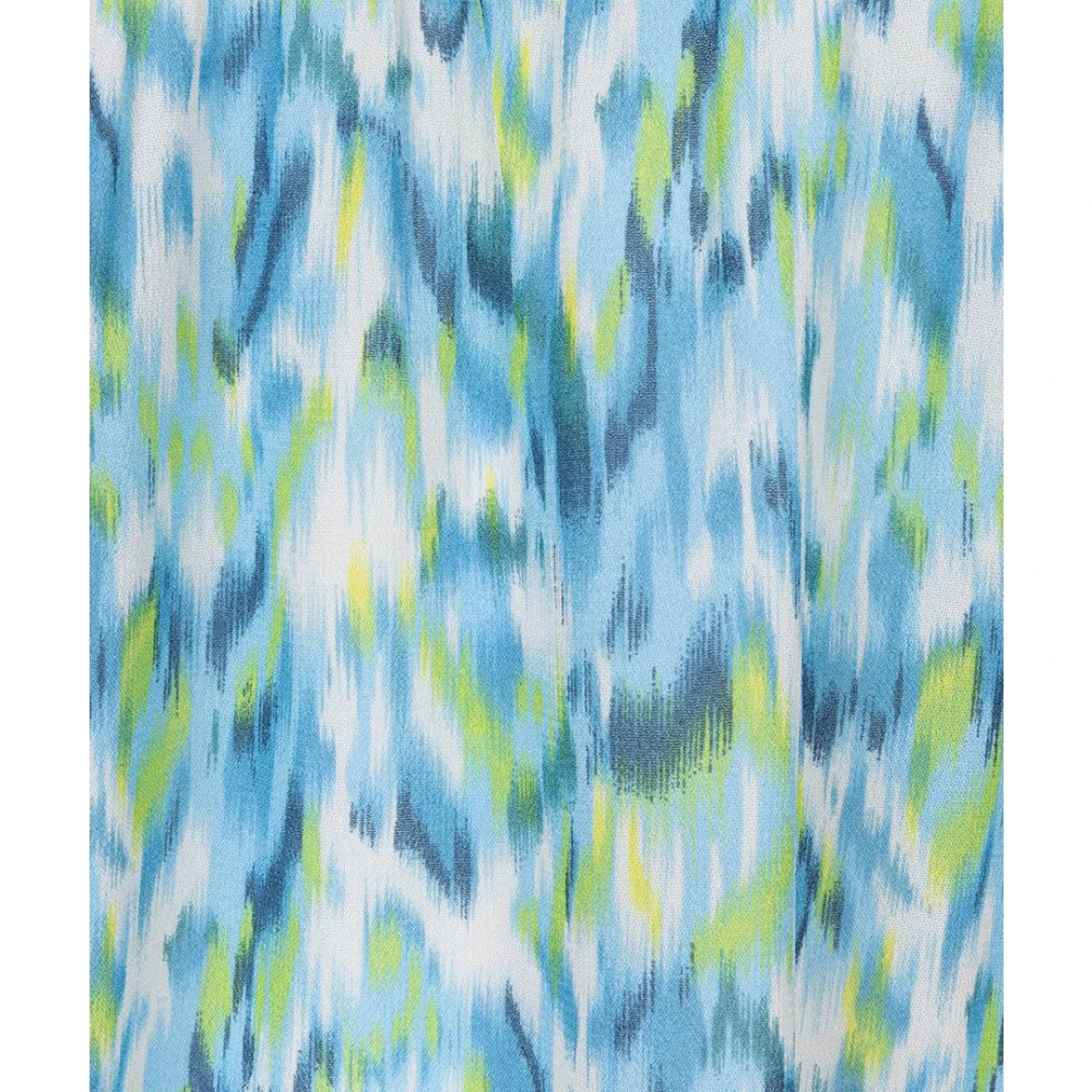 Esqualo Blouse met Wijde Mouwen en Bayside Print Multicolor Dames