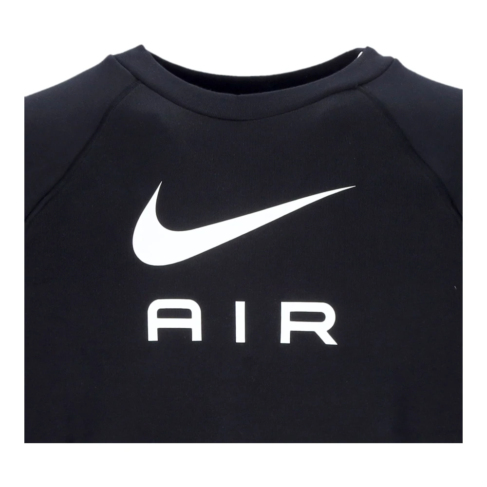 Nike Lichtgewicht French Terry Crewneck Sweatshirt Black Heren