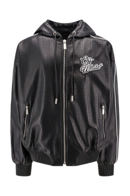 black-leather-hooded-zip-jacket
