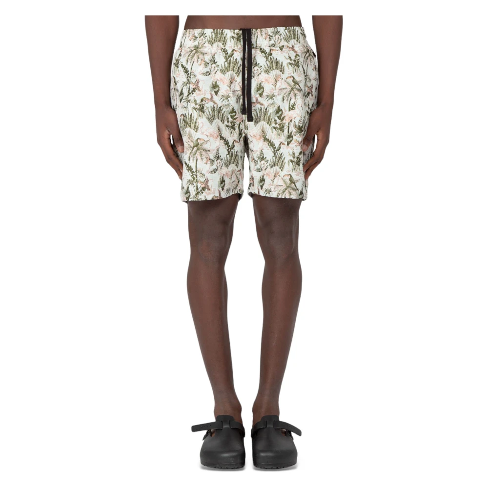 Pleasures Grå Papegoja Jacquard Shorts Gray, Herr