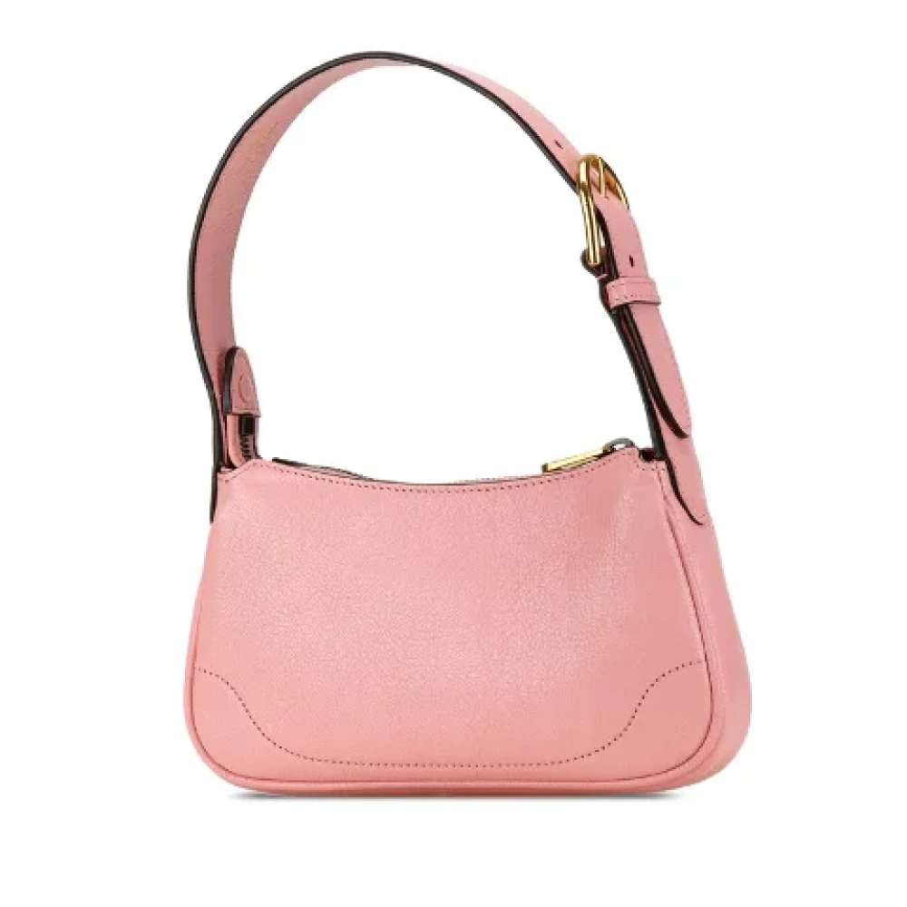 Gucci Vintage Pre-owned Leather gucci-bags Pink Dames