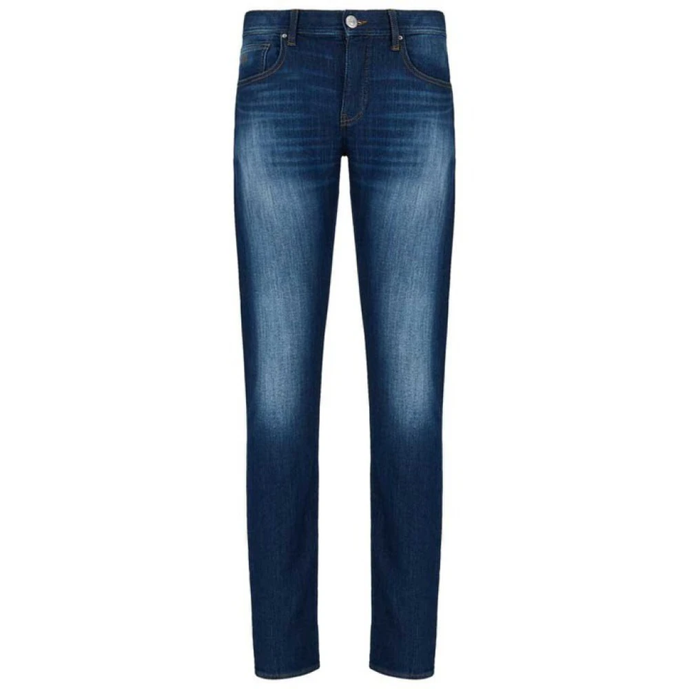 Armani Exchange 5-Pocket Denim Broek Blue Heren