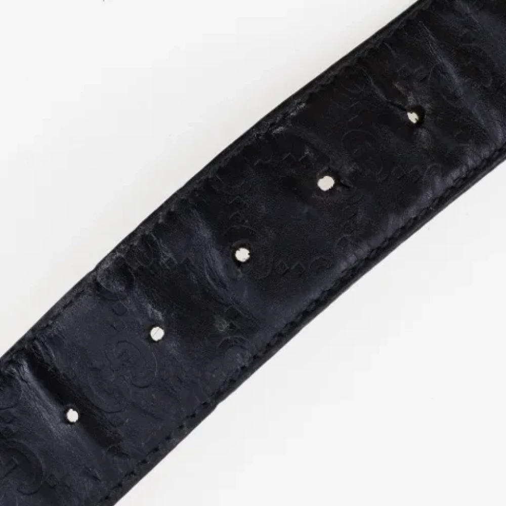 Gucci Vintage Pre-owned Leather belts Black Dames