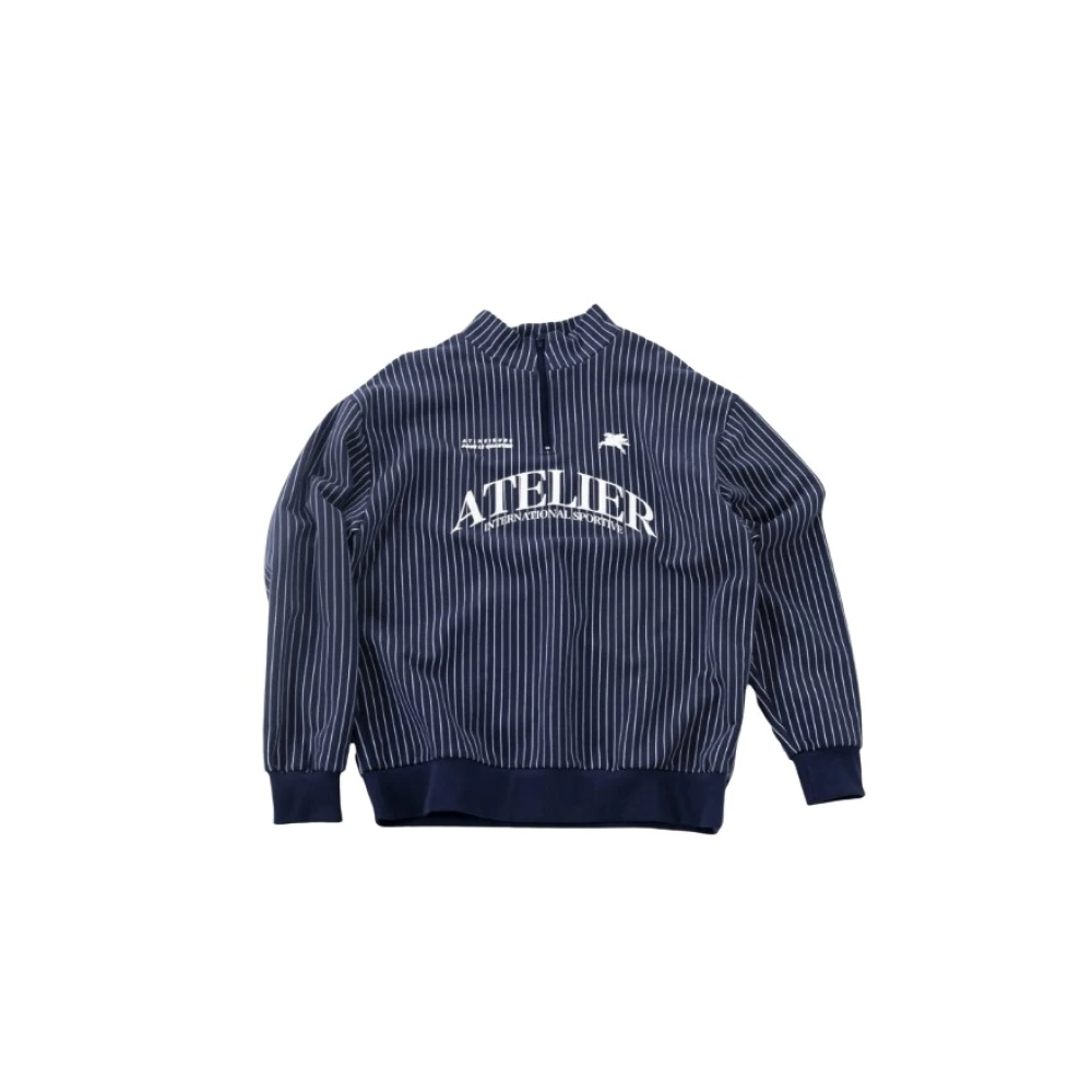 Goodies Sportive Halfzip Baseball Jacka Blue, Herr