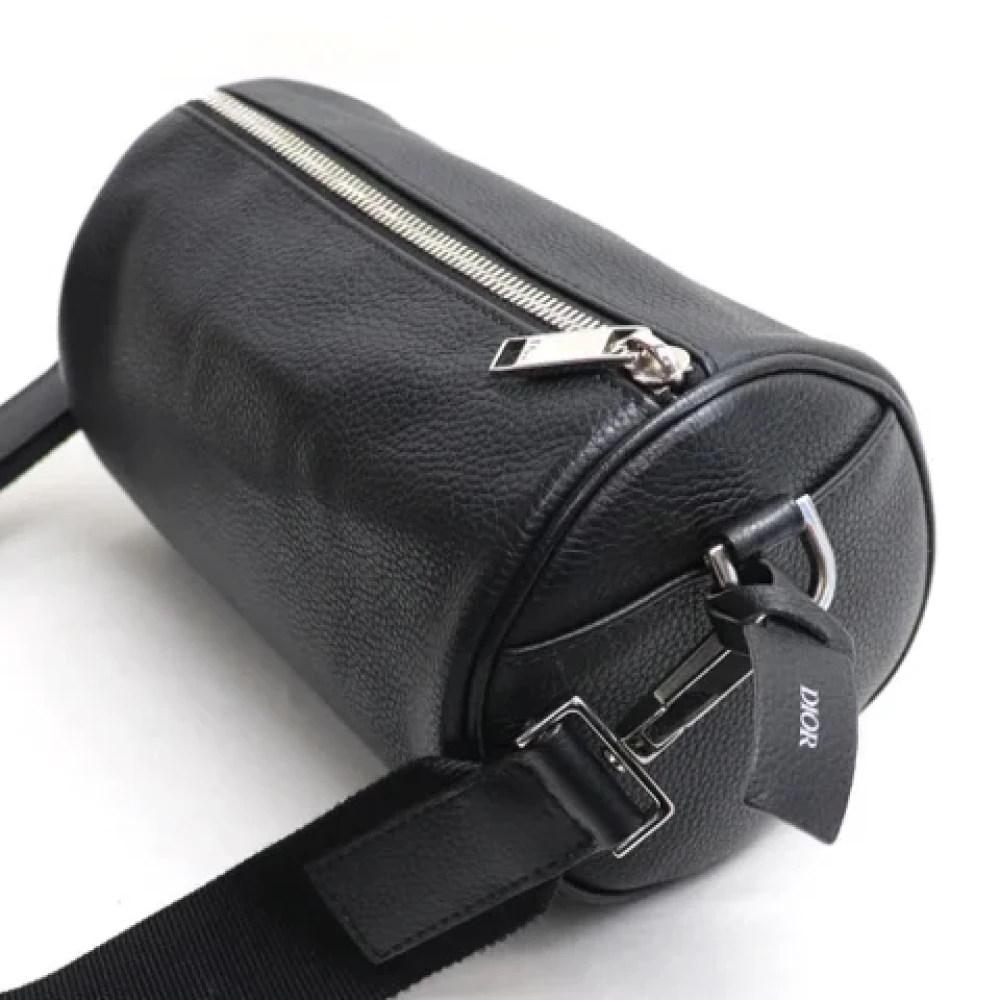 Dior Vintage Pre-owned Leather totes Black Dames