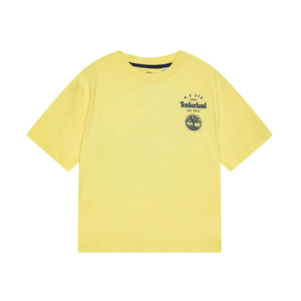 Timberland Yellow T-Shirts - Male - Kids Short Sleeve T-Shirts - 16 Y - Kids
