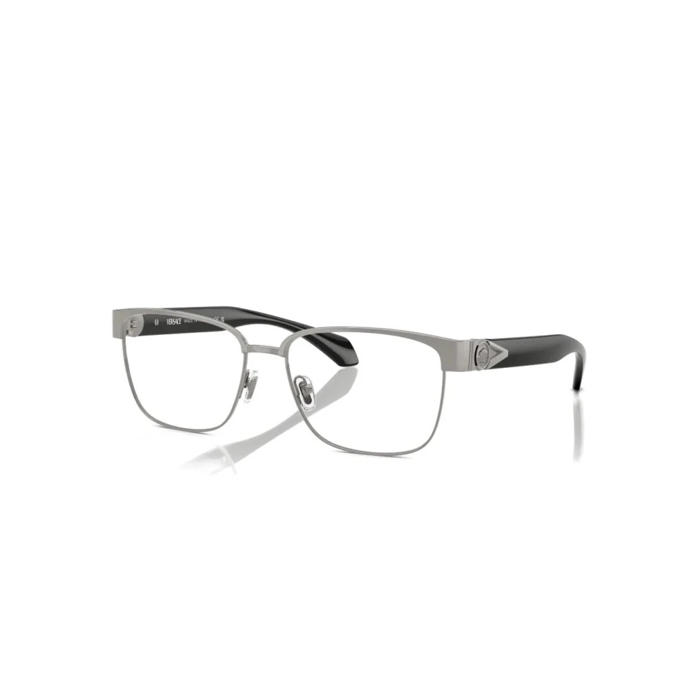 Versace Men's Gray Ve1306 1262 Optical Frame - Glasses - 56 Mm - Accessories