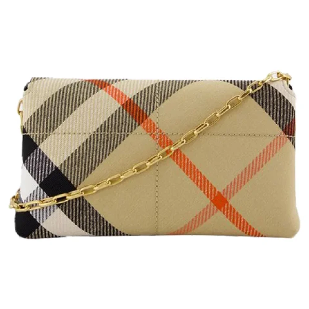 Burberry Plastic handbags Beige Dames