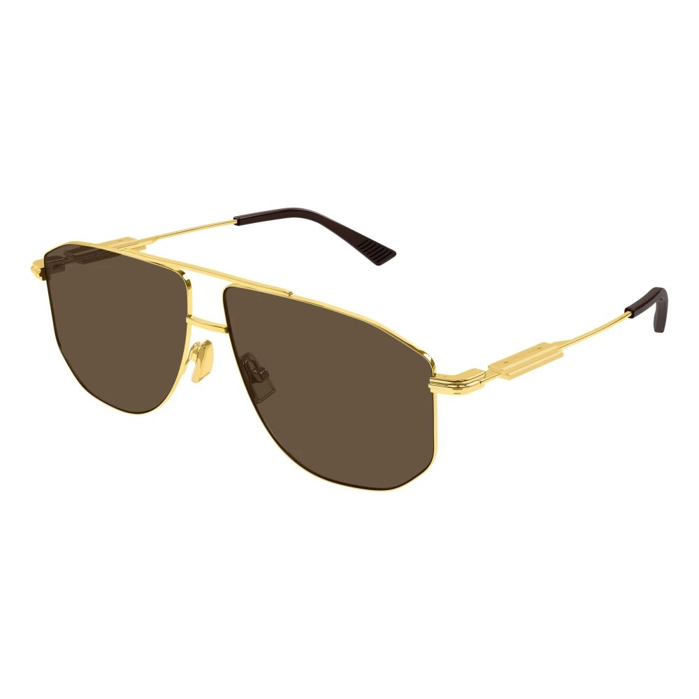 Bottega Veneta Aviator Sunglasses - Unisex - Sunglasses - Yellow - 59 Mm - Accessories