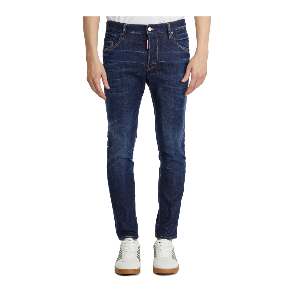Dsquared2 Denim Skater Broek Blue Heren